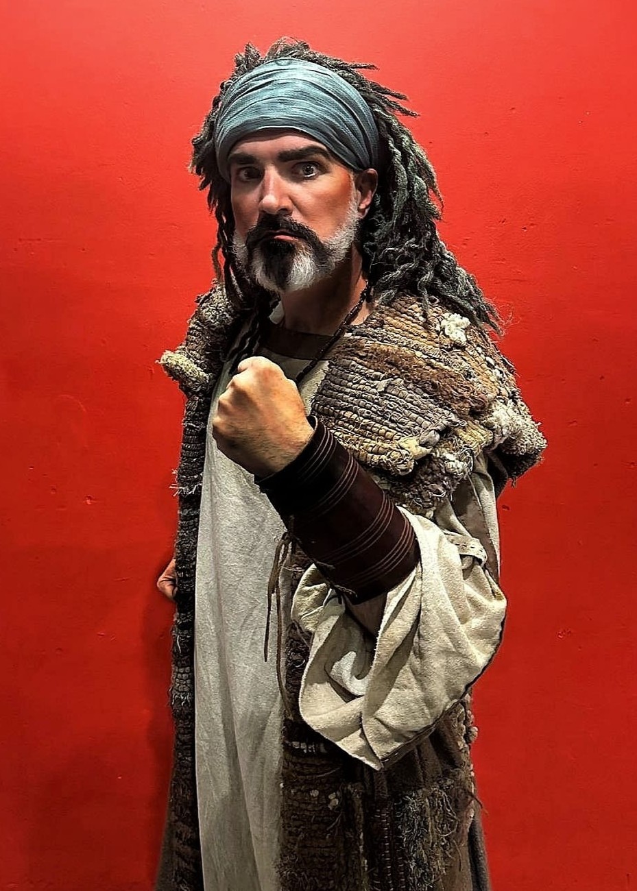 Manuel Mas caracterizado como Amonasro en Aida